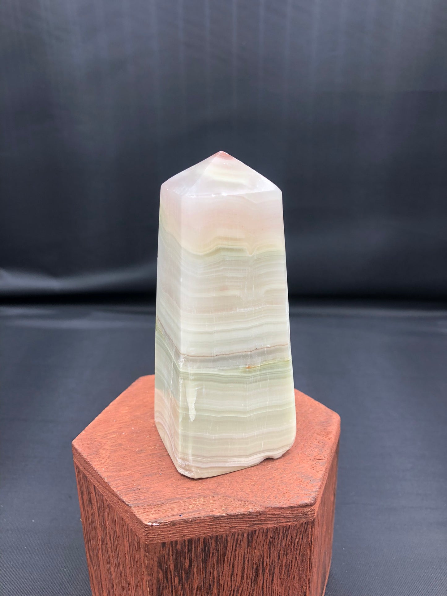 Pistachio Calcite Tower