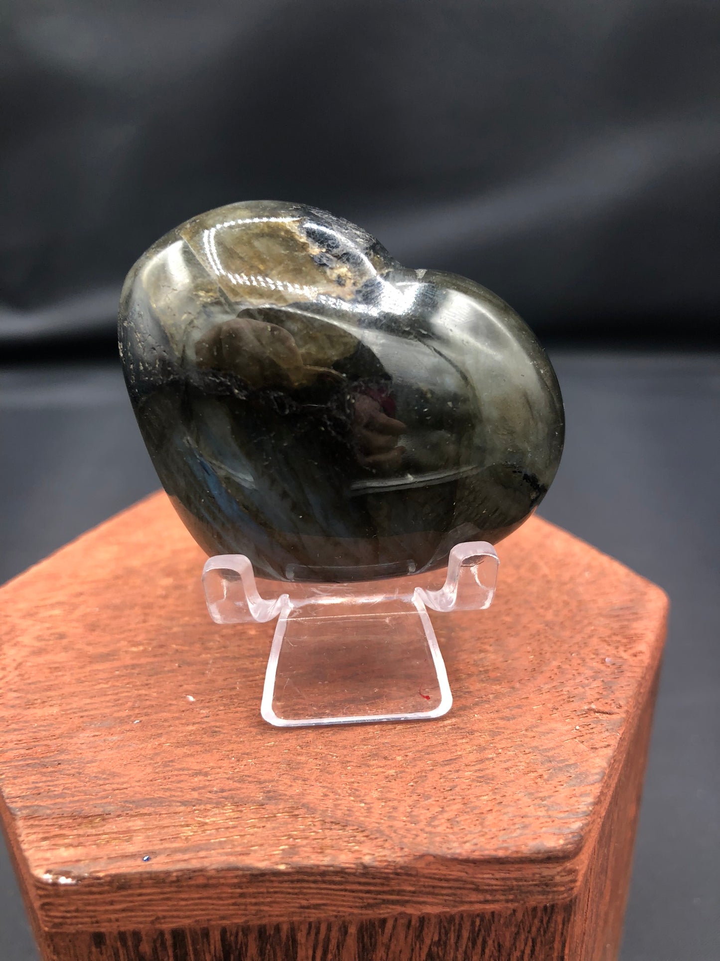 Labradorite Heart