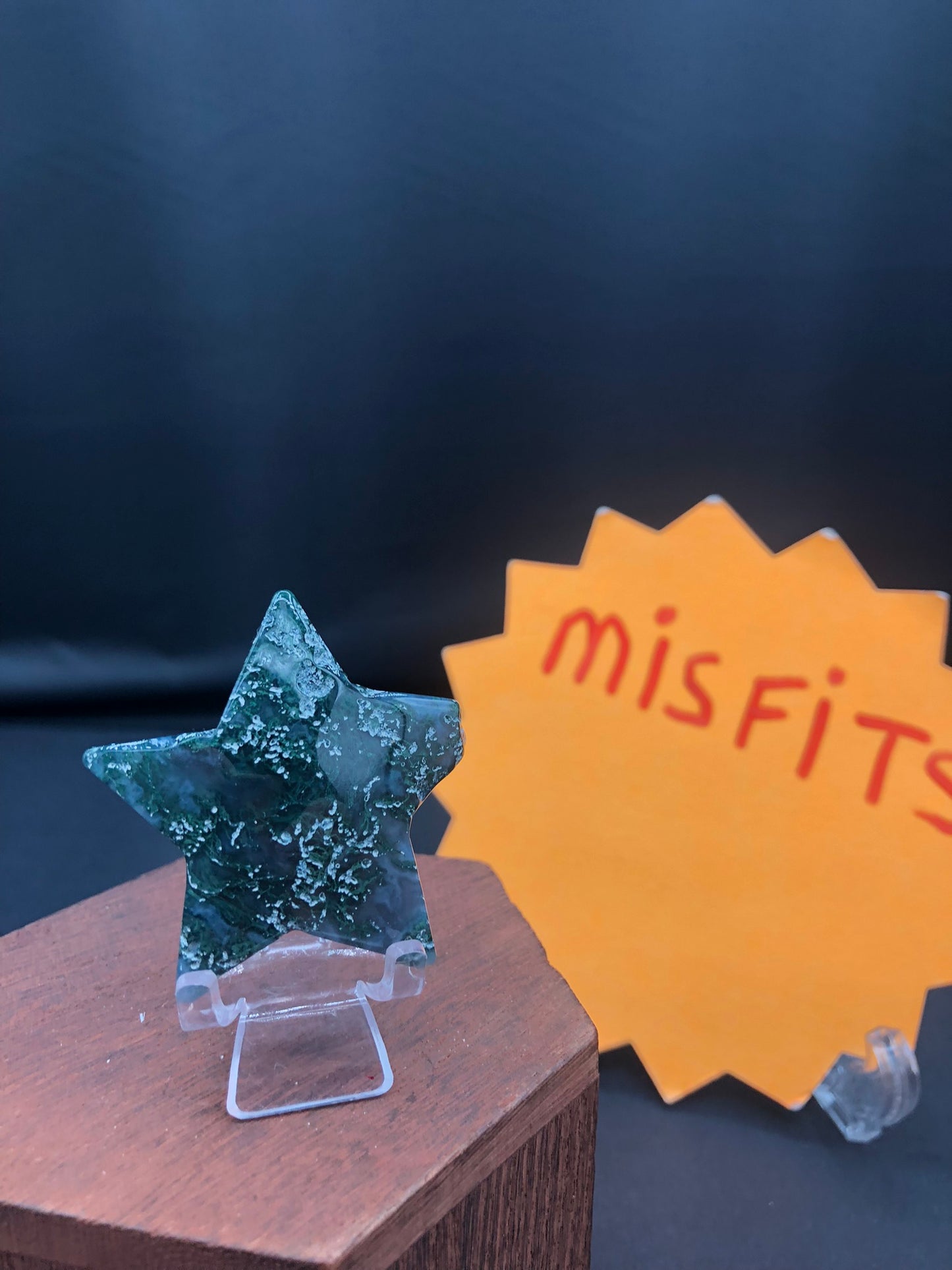 Misfit Moss Agate Star